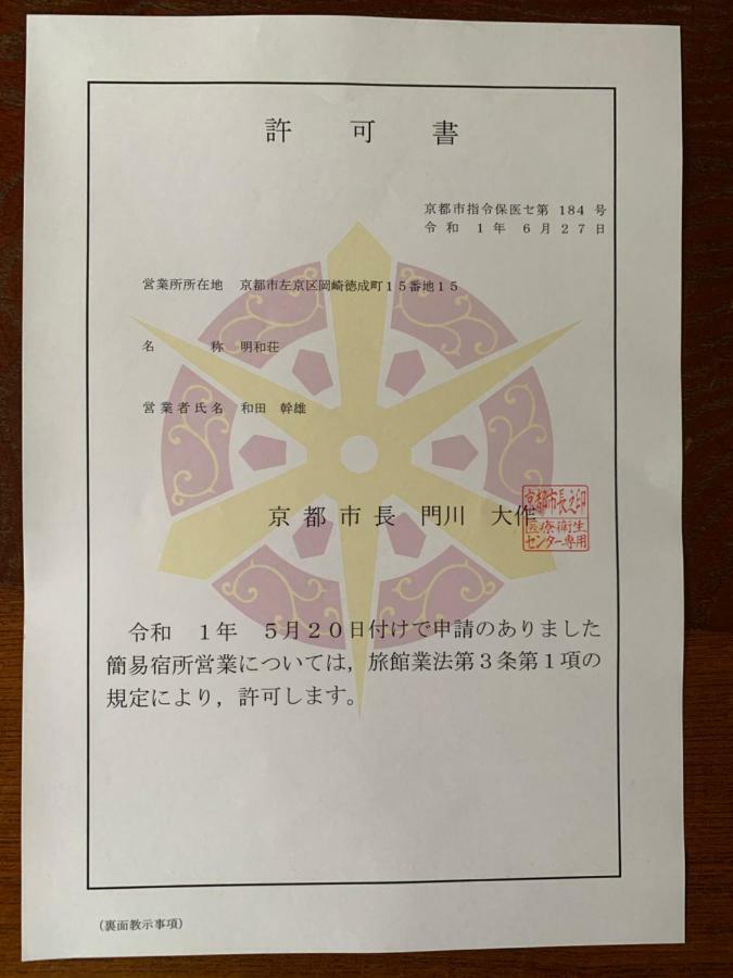 明和荘mei Wa Inn كيوتو المظهر الخارجي الصورة